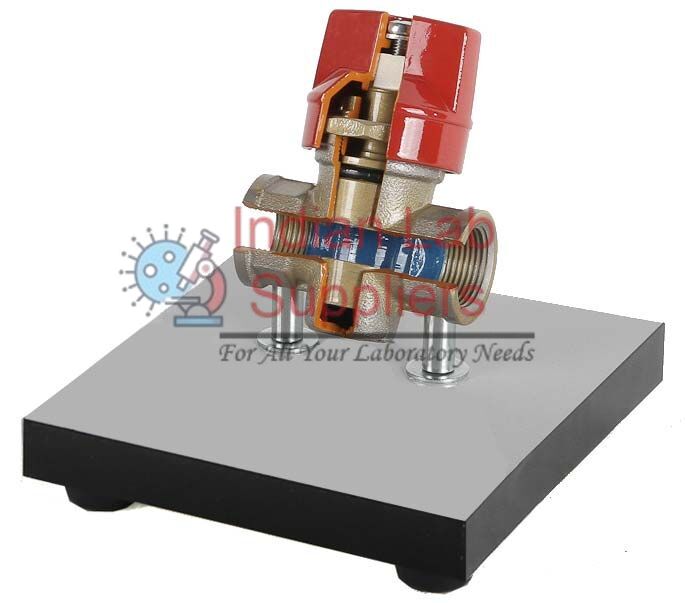 Cutaway Straight-Way Plug Valve
